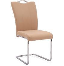 Pack de 4 Sillas Elegantes en Tejido Beige – Sillas para Comedor y Salón, Dimensiones: 44 x 61 x 98 cm.