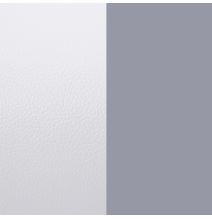 Pack de 4 Sillas de Cocina – Metálicas en Acabado Gris y Blanco, Medidas: 40 cm x 41 cm x 63 cm