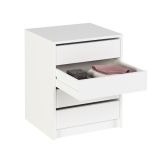 Cajonera 4 cajones | Color: Blanco | Medidas: 62 cm x 50 cm x 44 cm mueble dormitorio